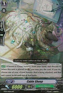 Cable Sheep Card Front