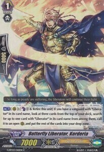 Butterfly Liberator, Korderia Card Front