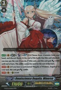 Omniscience Regalia, Minerva Card Front