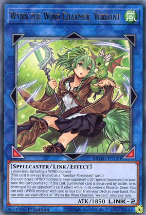 Wynn the Wind Charmer, Verdant Card Front