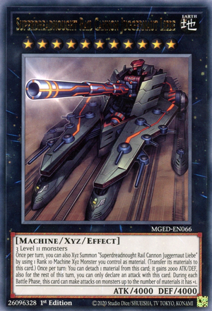 Superdreadnought Rail Cannon Juggernaut Liebe Card Front