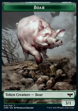 Boar Card Front