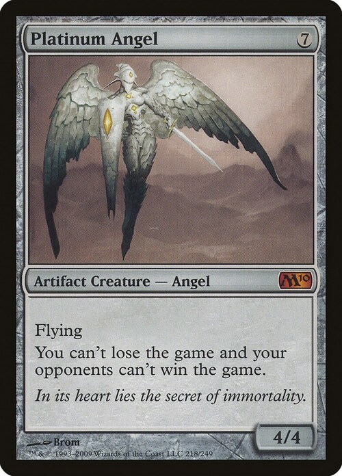 Platinum Angel Card Front