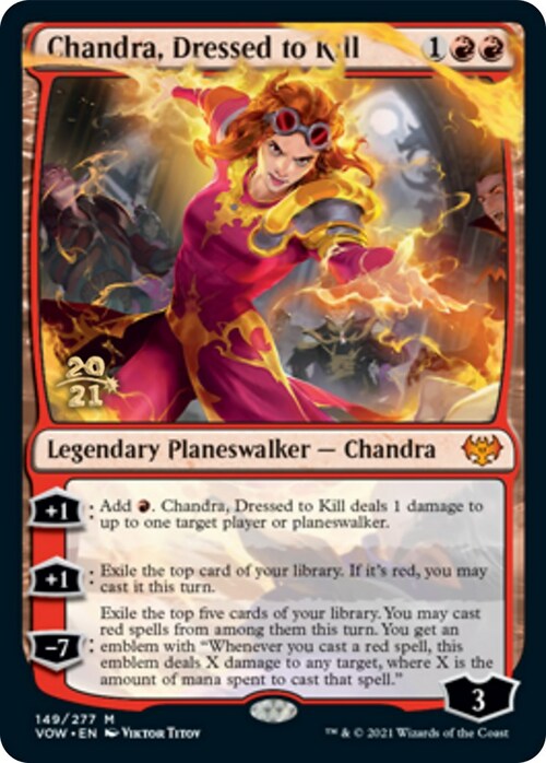 Chandra, Dressed to Kill Card Front