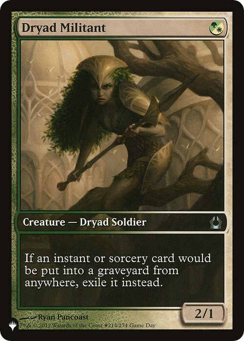 Dryad Militant Card Front