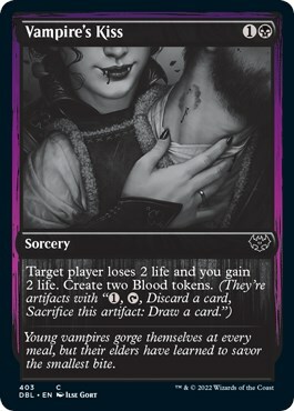 Vampire's Kiss Card Front