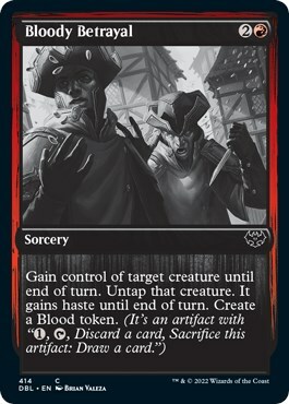 Bloody Betrayal Card Front