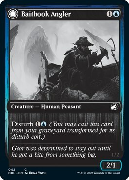 Baithook Angler // Hook-Haunt Drifter Card Front