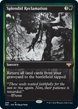 Splendid Reclamation Card Front