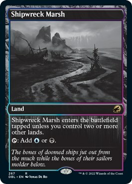 Shipwreck Marsh Card Front