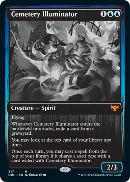 Cemetery Illuminator Card Front