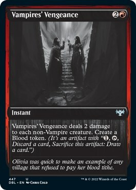 Vampires' Vengeance Card Front