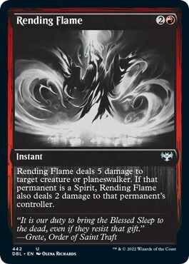 Rending Flame Card Front