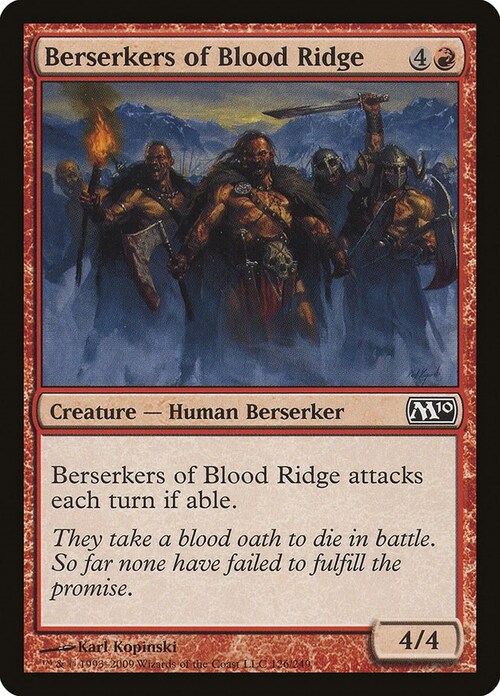 Berserkers of Blood Ridge Card Front