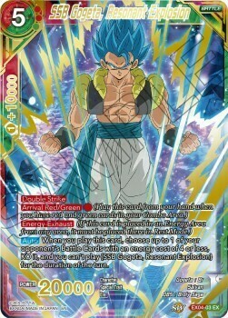 SSB Gogeta, Resonant Explosion Card Front