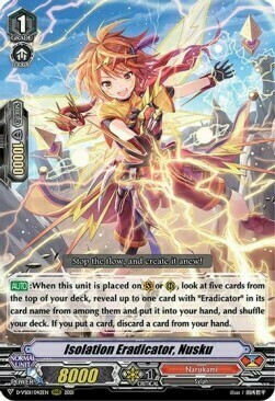 Isolation Eradicator, Nusku Card Front