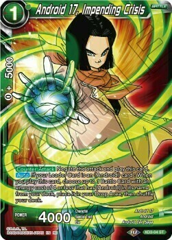 Android 17, Impending Crisis Card Front