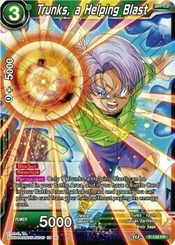 Trunks, a Helping Blast Card Front