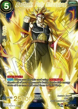 Bardock, Fully Unleashed Card Front