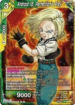 Android 18, Perfection's Prey Card Front