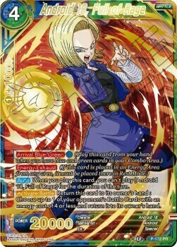 Android 18, Full of Rage Card Front