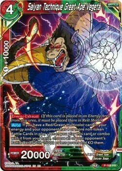 Saiyan Technique Great Ape Vegeta Card Front