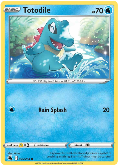 Totodile Card Front