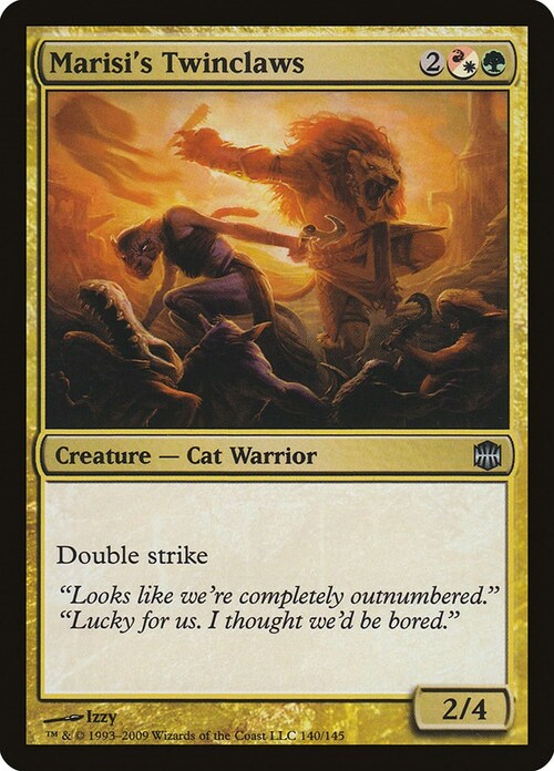 Marisi's Twinclaws Card Front