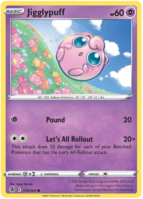 Jigglypuff Card Front