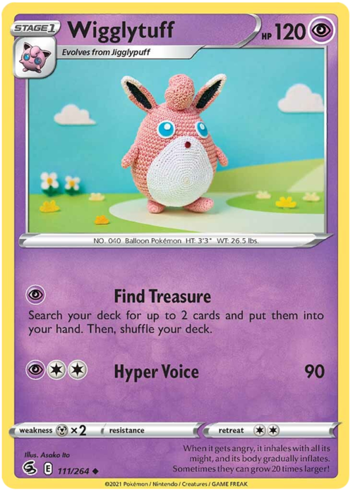 Wigglytuff Card Front