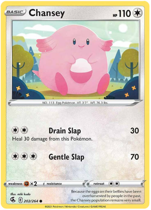 Chansey Card Front