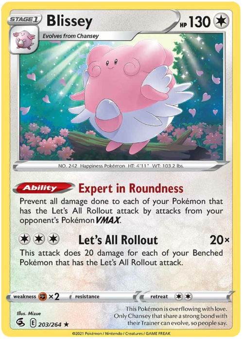 Blissey Card Front