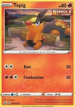 Tepig Card Front