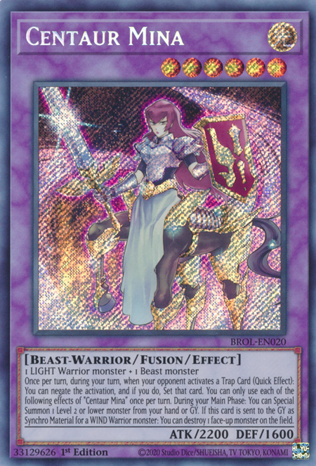 Centaur Mina Card Front