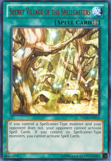 Secret Village of the Spellcasters Card Front