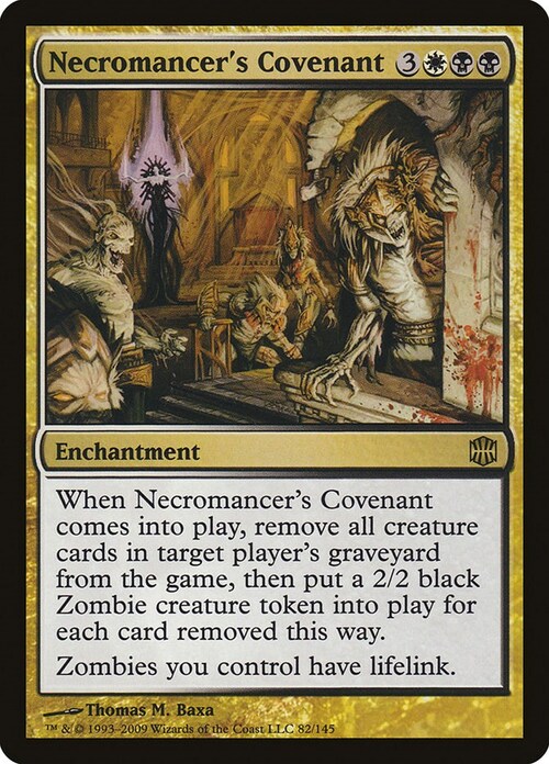 Necromancer's Covenant Card Front