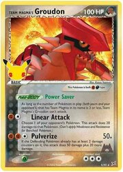 Team Magma's Groudon [Salvaforza | Attacco Lineare | Polverizza]