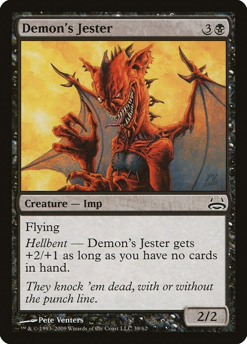 Demon's Jester Card Front