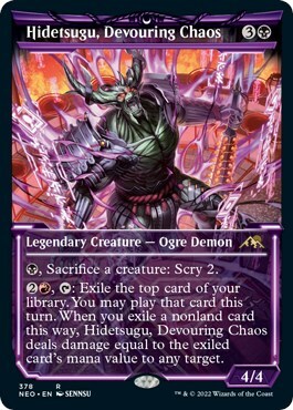 Hidetsugu, Devouring Chaos Card Front