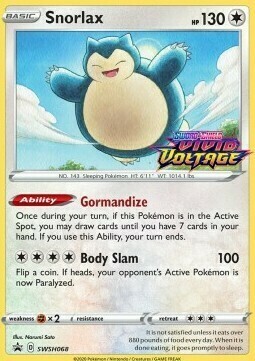 Snorlax Card Front