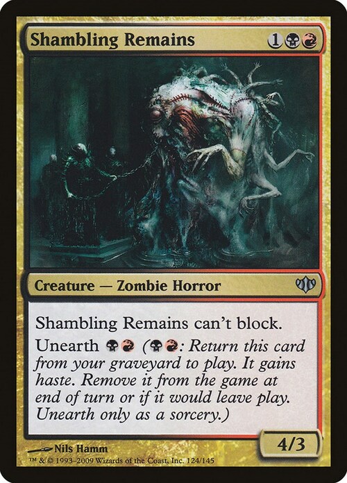 Shambling Remains Card Front