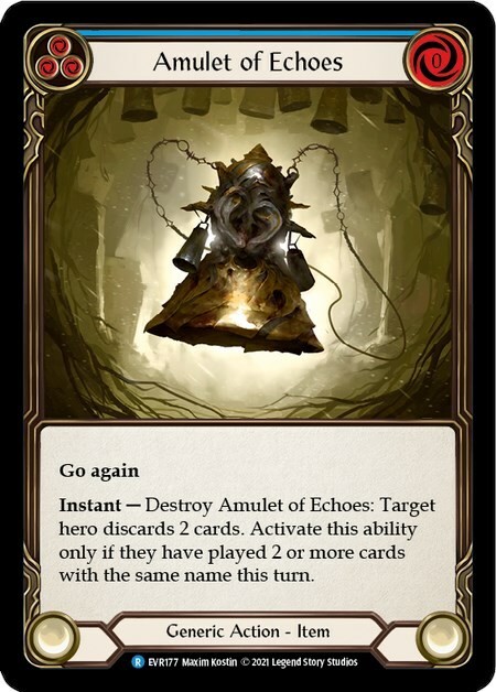 Amulet of Echoes Card Front