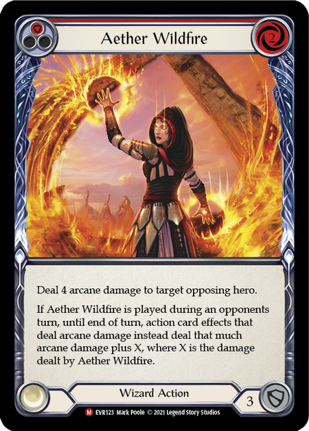 Aether Wildfire Card Front