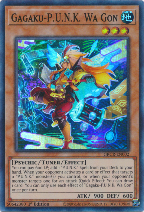 Gagaku-P.U.N.K. Wa Gon Card Front