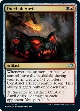 Oni-Cult Anvil Card Front