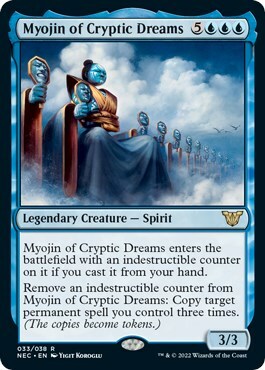 Myojin of Cryptic Dreams Card Front