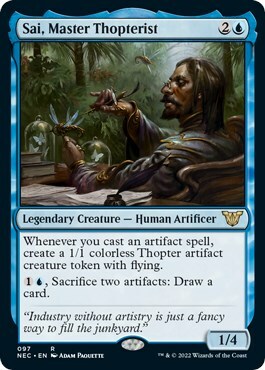 Sai, Master Thopterist Card Front