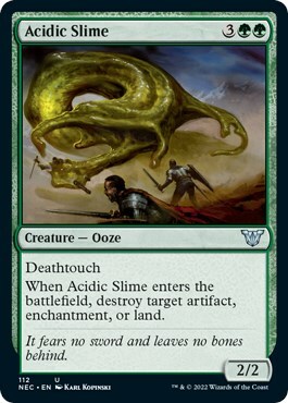 Acidic Slime Card Front