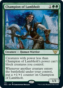 Champion of Lambholt Card Front