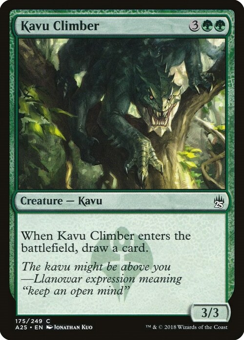 Kavu Climber Card Front